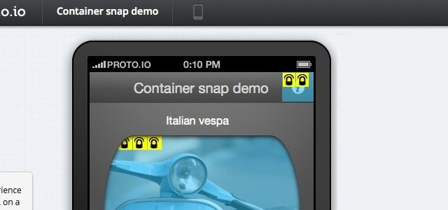 Protoio para maquetas interactivas